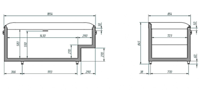Ларь-бонета CRYSPI RONDO ЛБ С 1850